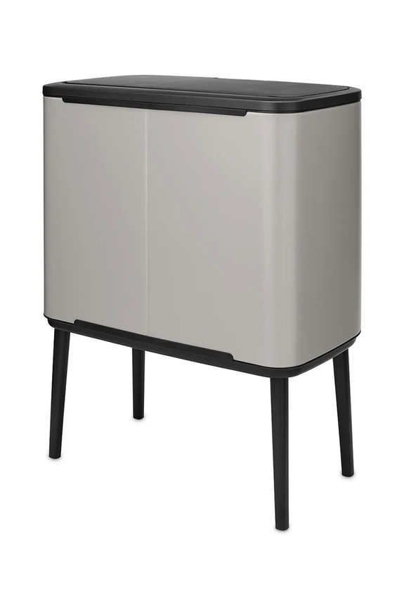 Kuchnia i bar Brabantia kosz na śmieci ze stali malowanej proszkowo 36 l 254987 szary