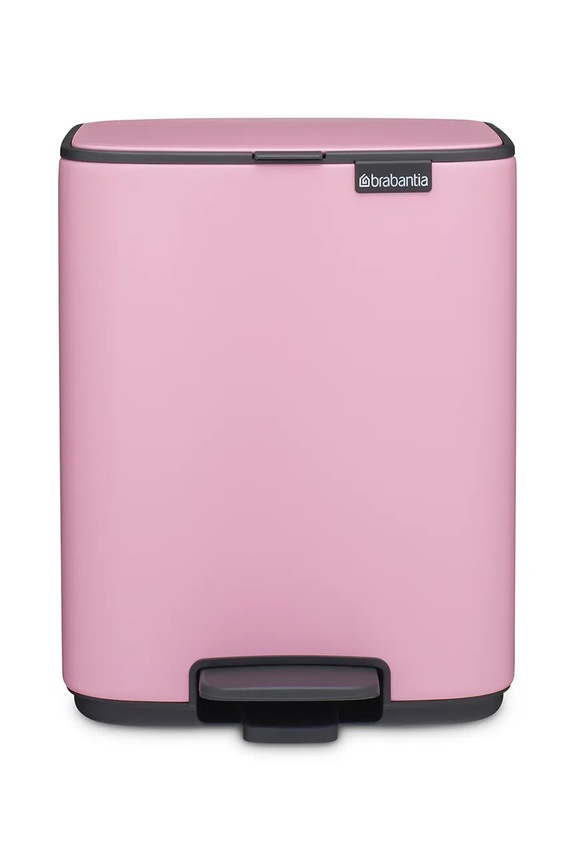 Brabantia kosz na śmieci ze stali 7 l różowy 255366