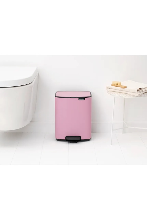 Brabantia kosz na śmieci ze stali 7 l 255366 różowy