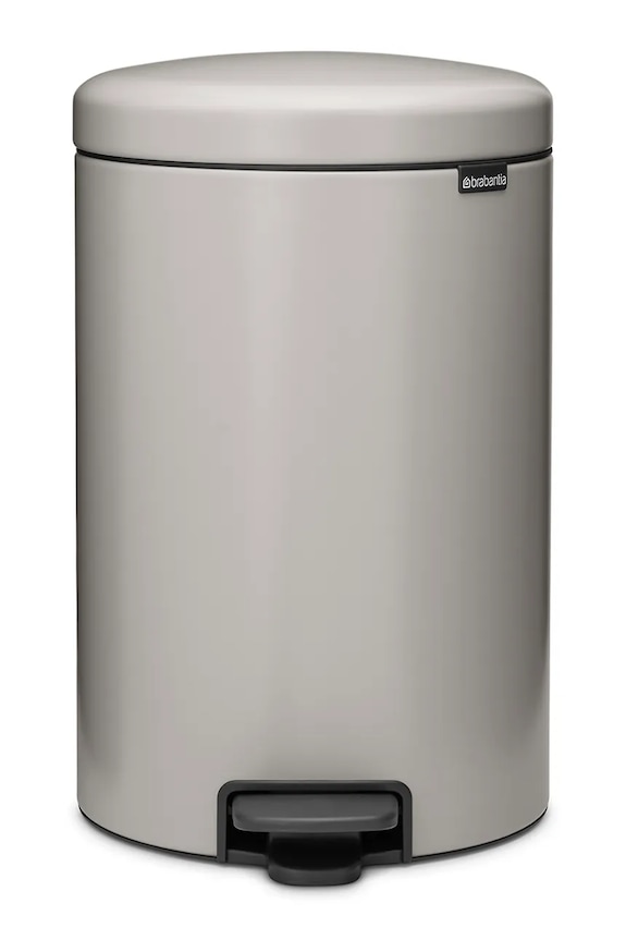 Brabantia kosz na śmieci ze stali 20 l szary 254406