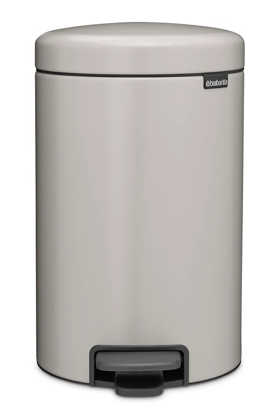 Brabantia kosz na śmieci ze stali 12 l szary 252303.