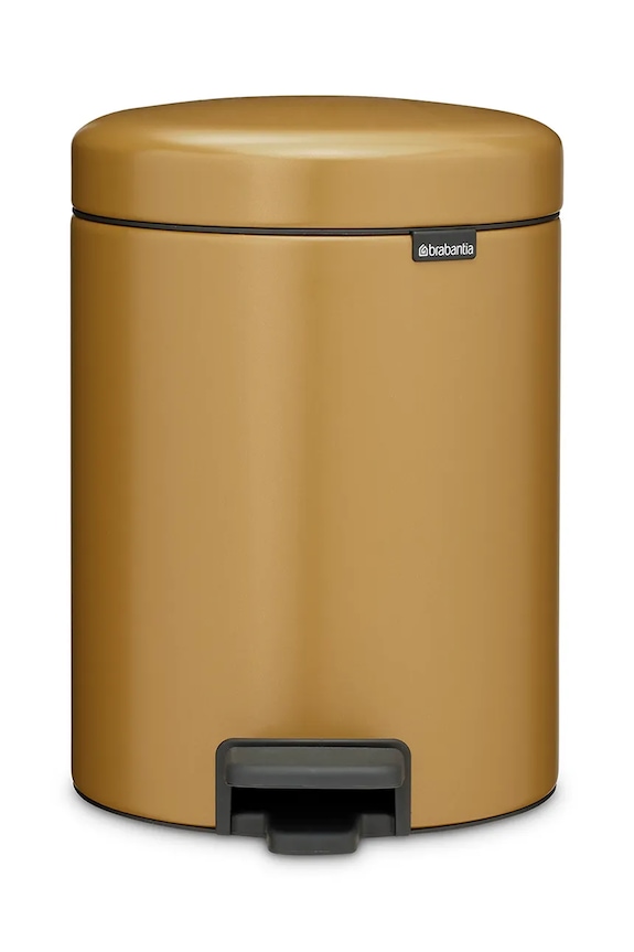 Brabantia kosz na śmieci ze stali 5 l złoty 255120