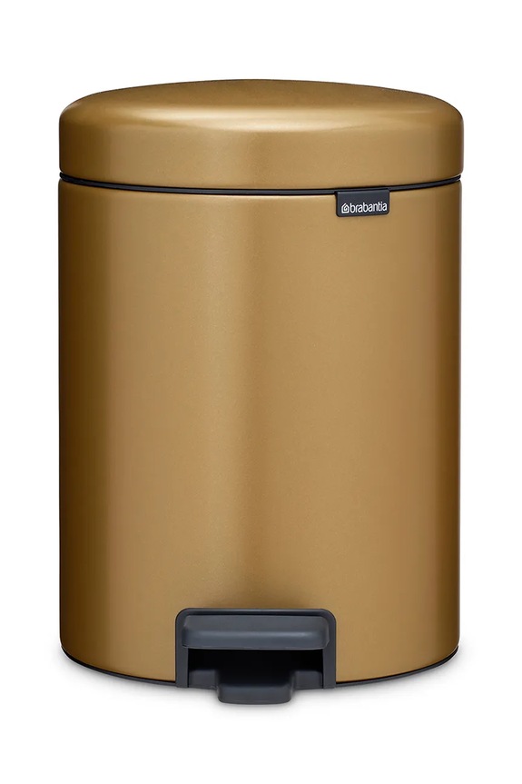 Brabantia kosz na śmieci ze stali 5 l brązowy 255243