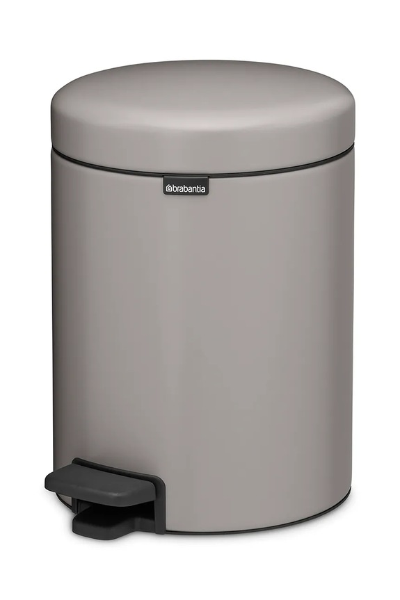 Brabantia kosz na śmieci ze stali 5 l 252204 szary AA00