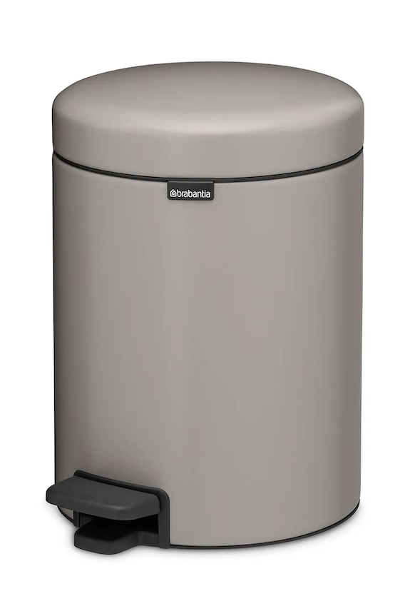 Brabantia kosz na śmieci ze stali 5 l 252204 szary AA00