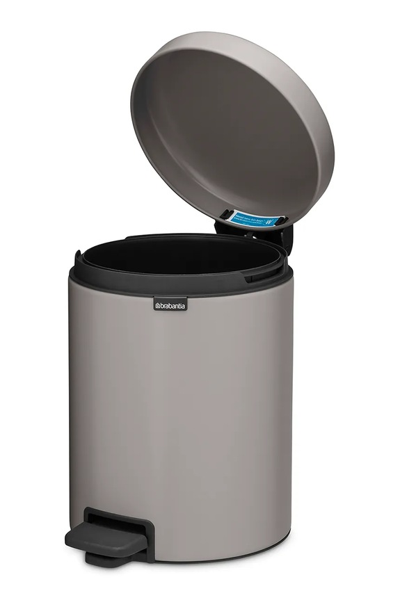 Brabantia kosz na śmieci ze stali 5 l szary 252204