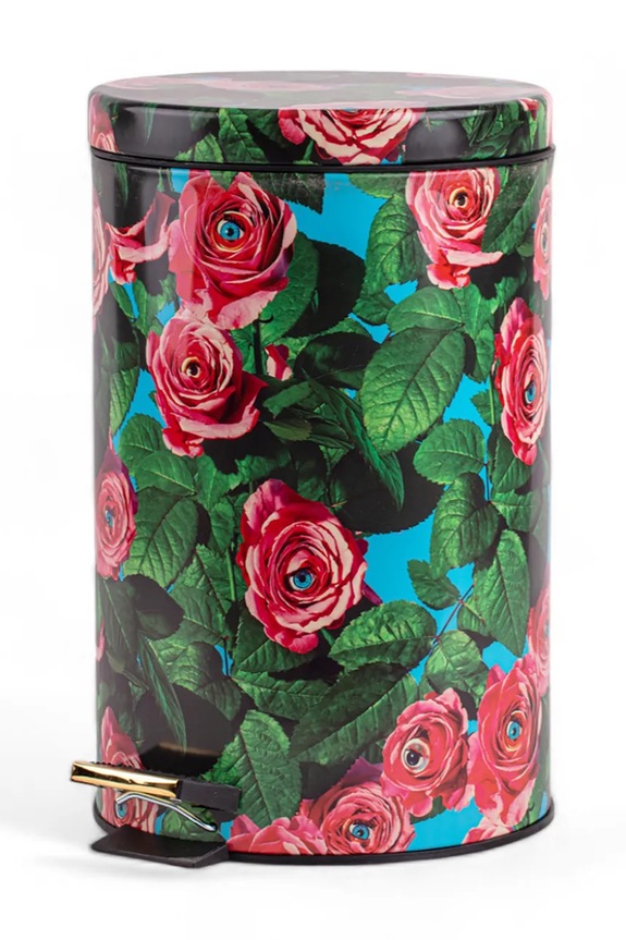 Seletti kosz na śmieci z metalu 25 x 39,5 cm 13441 multicolor AA00