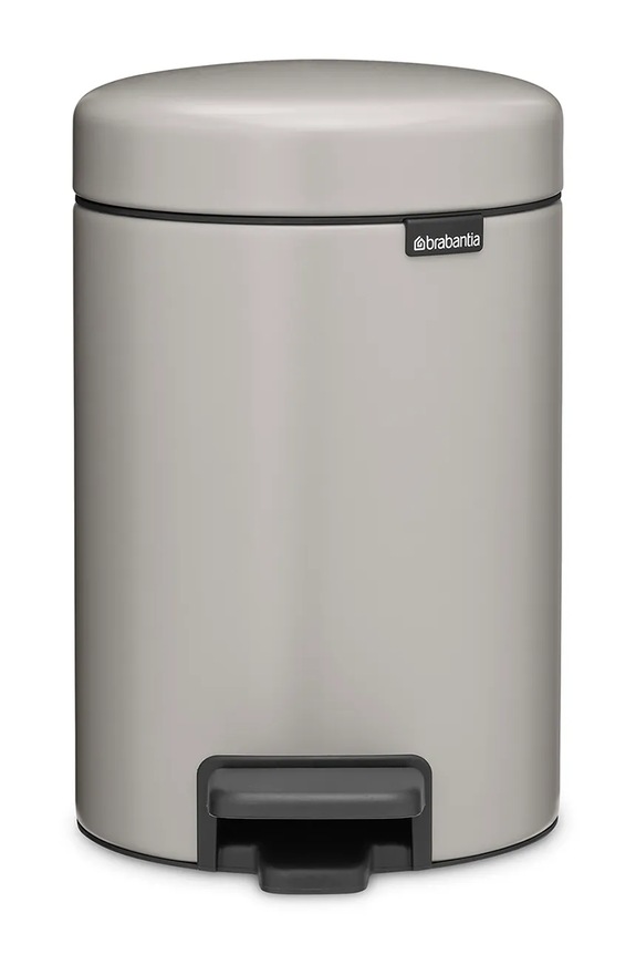 Brabantia kosz na śmieci łazienkowy ze stali 3 l szary 252181.