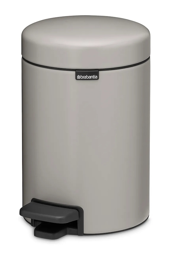 Brabantia kosz na śmieci łazienkowy ze stali 3 l 252181. szary AA00
