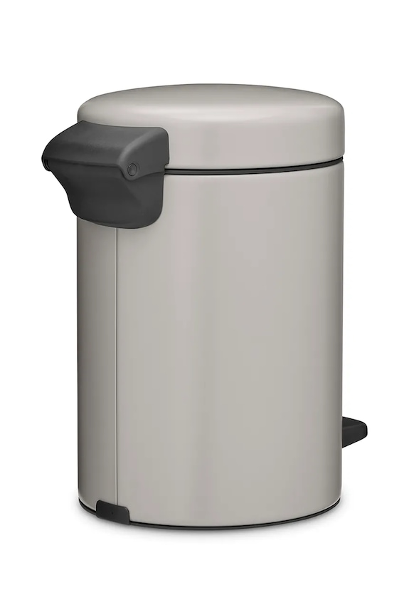 Kuchnia i bar Brabantia kosz na śmieci łazienkowy ze stali 3 l 252181. szary