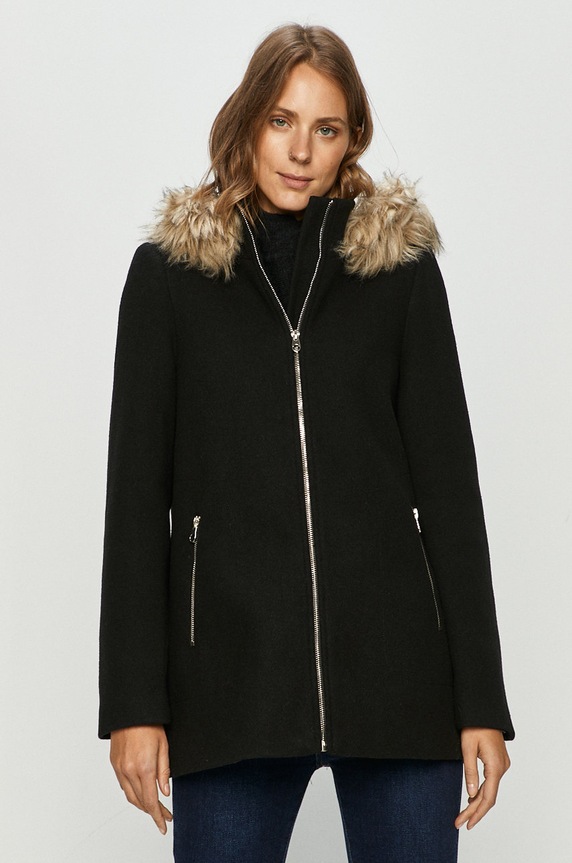 Vero Moda - Płaszcz nieocieplane czarny 10230890