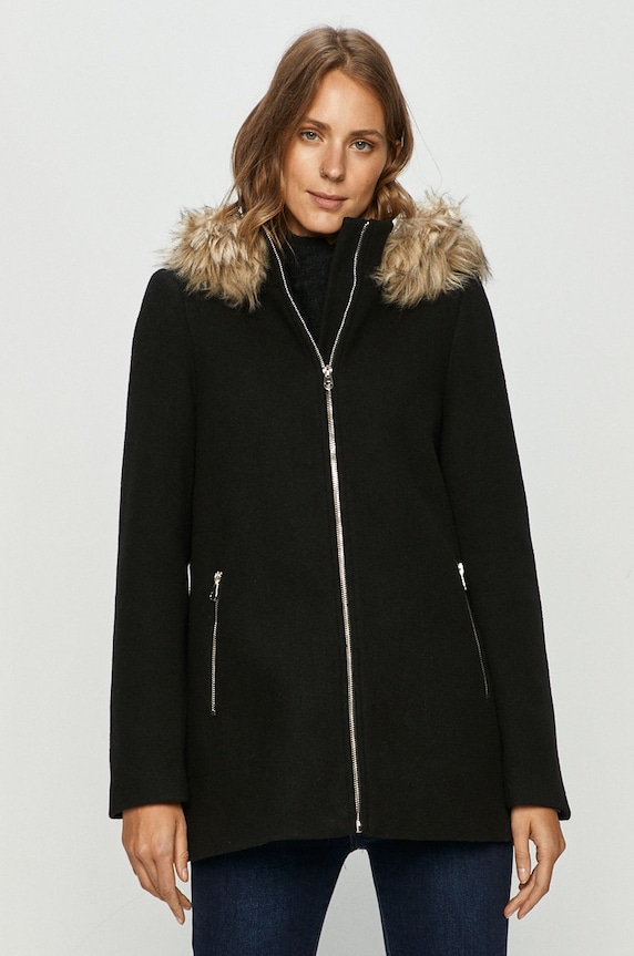 Vero Moda - Płaszcz nieocieplane czarny 10230890
