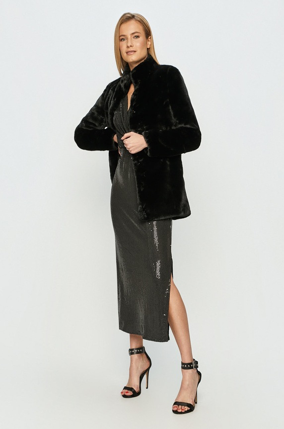 Vero Moda - Płaszcz 10235833 czarny AA00