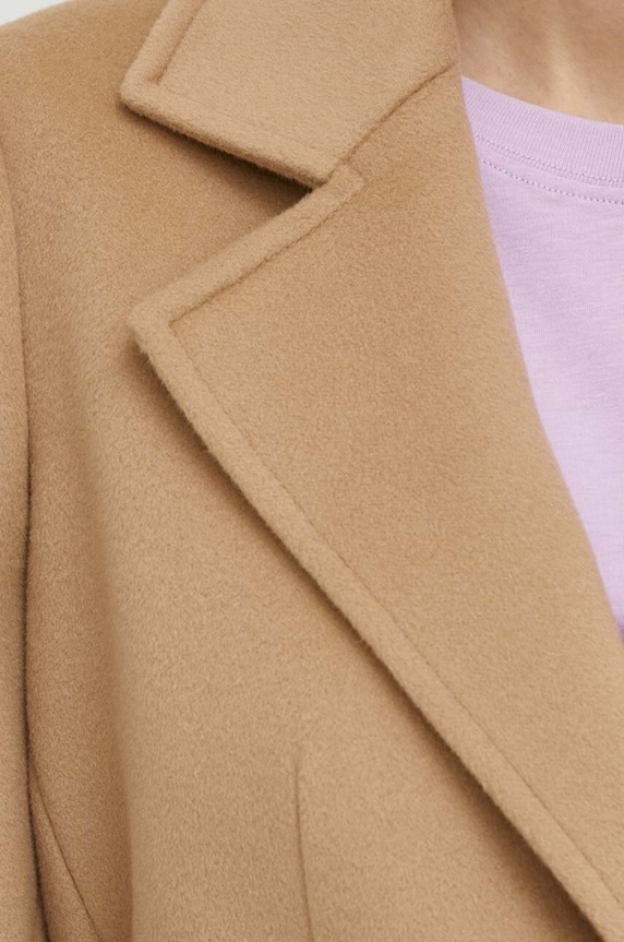 MAX&Co. płaszcz wełniany 40119723 beżowy