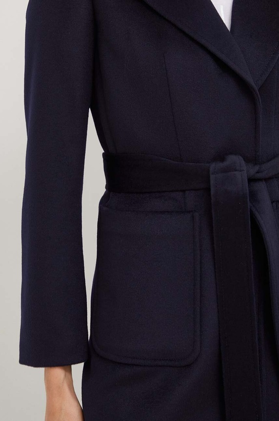 MAX&Co. płaszcz wełniany 40849923 granatowy