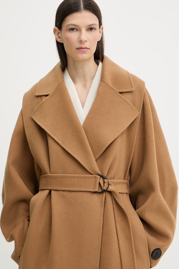 MMC STUDIO elegancki płaszcz damski wełniany VESPERE.COAT