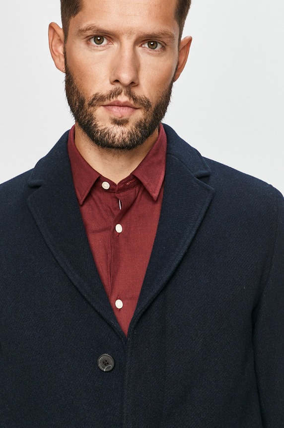 Selected Homme - Palton bleumarin 16075841