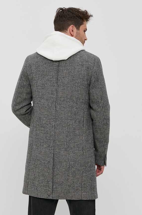 Odzież Jack & Jones płaszcz 12171374.LightGreyM szary