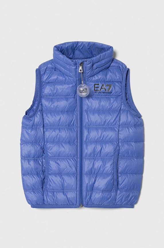EA7 Emporio Armani gyerek mellény enyhén szigetelt kék 8NBQ02.BN29Z