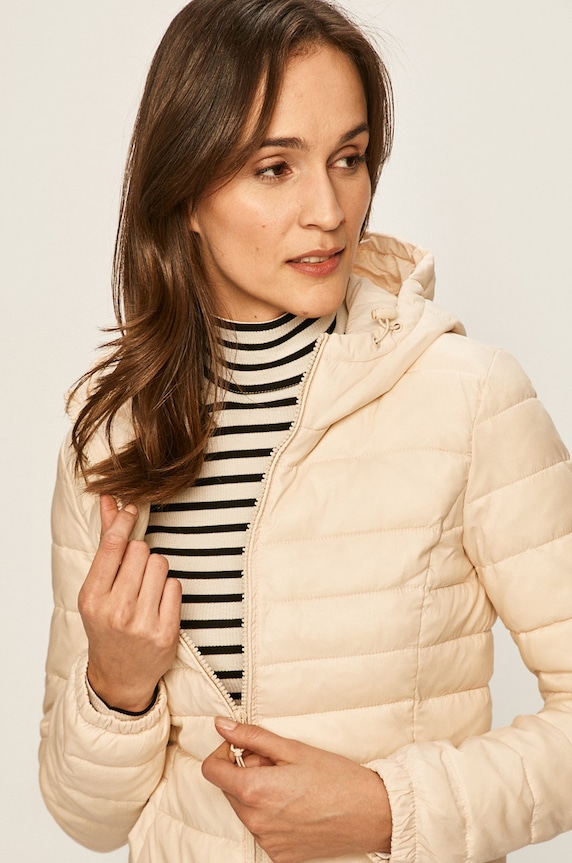 Only - Rövid kabát enyhén szigetelt bézs 15156569