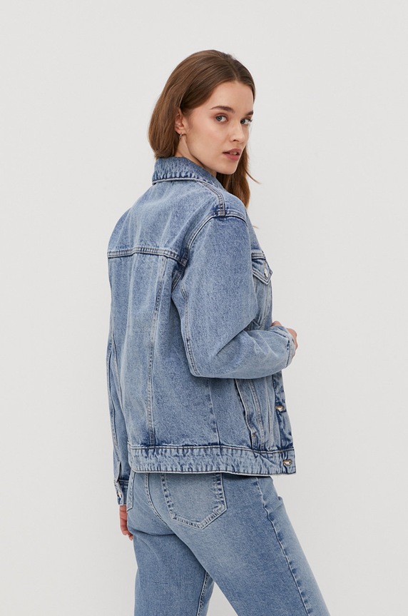 Odzież Vero Moda Kurtka jeansowa 10226052 niebieski
