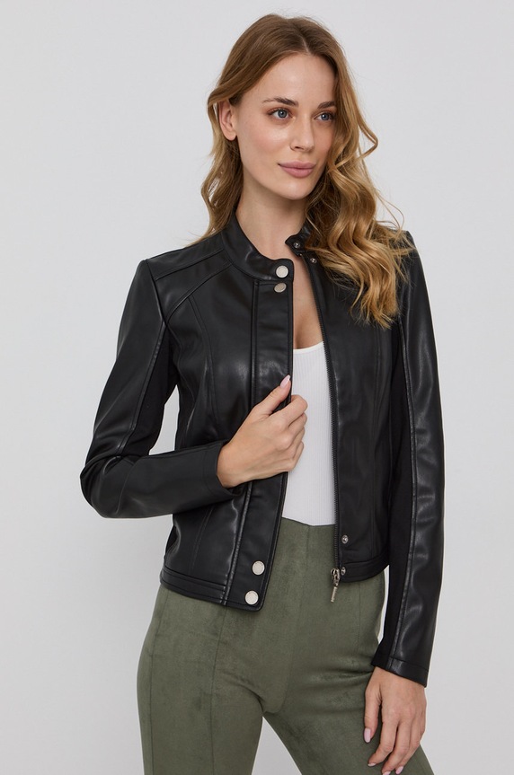 Guess Kurtka nieocieplane czarny W1YL05.WE9X0