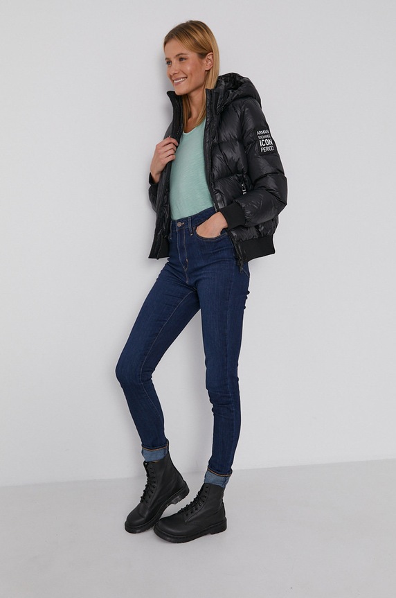 Armani Exchange Kurtka puchowa 8NYB40.YNYNZ.NOS 8NYB40.YNYNZ.NOS czarny AA00