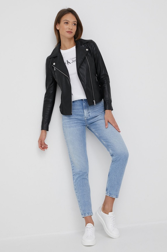 Armani Exchange giacca da motociclista 8NYB13.YNVLZ.NOS nero AA00