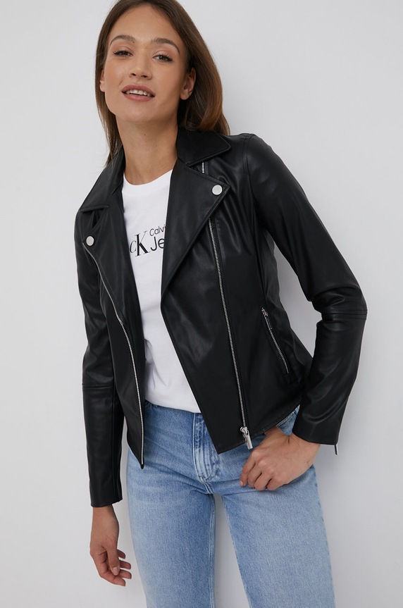 Armani Exchange giacca da motociclista nero 8NYB13.YNVLZ.NOS