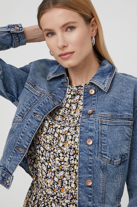 Vero Moda jeans jakna modra 10258263.MediumBlue