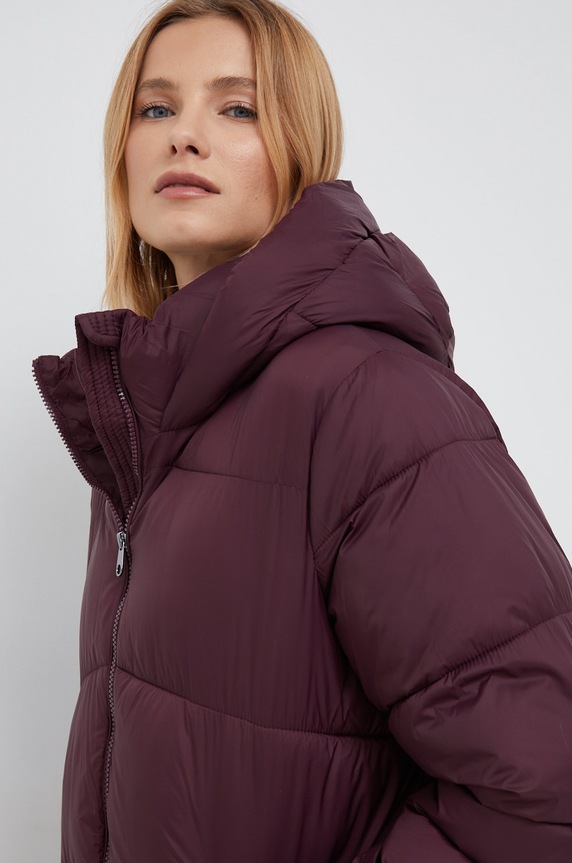 Bunda Vero Moda přechodné burgundské 10273951.Winetastin