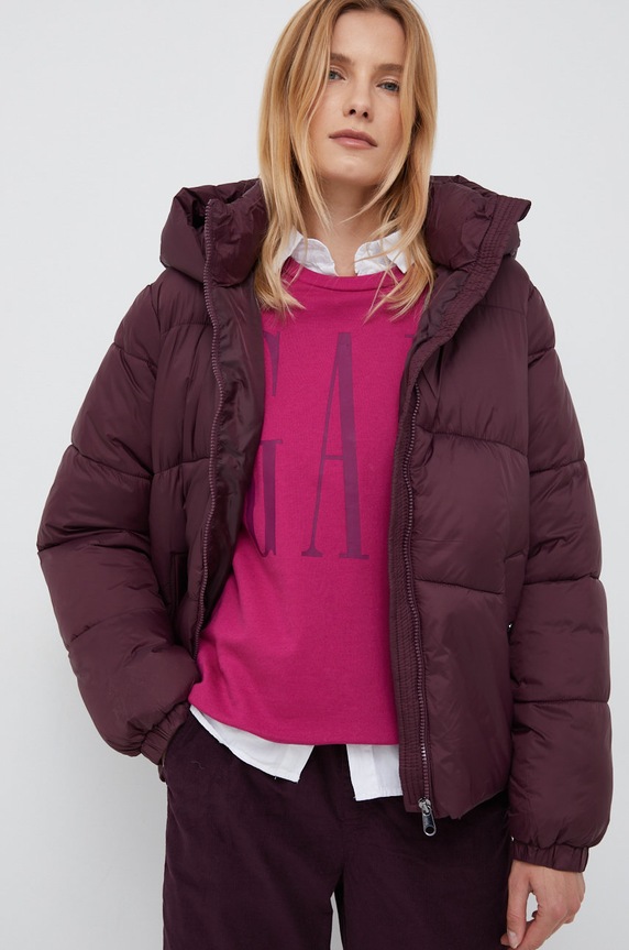 Bunda Vero Moda burgundské 10273951.Winetastin