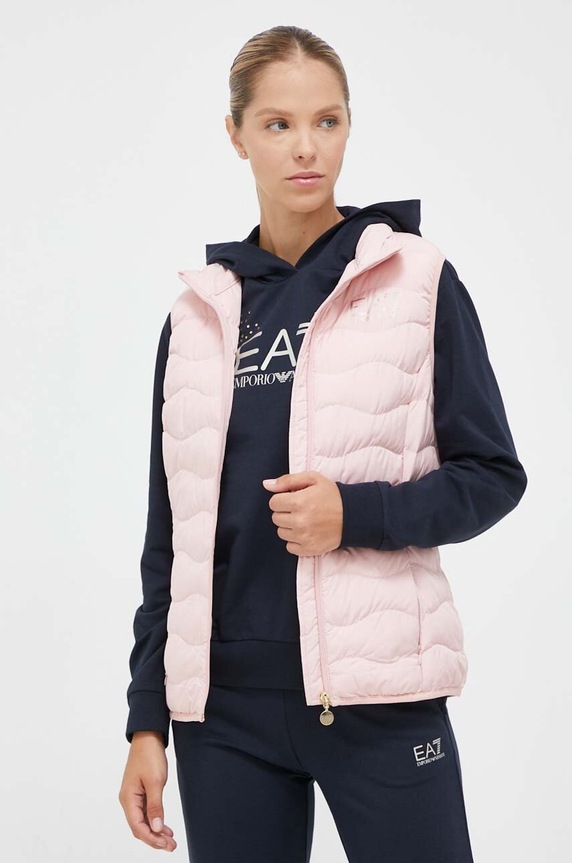 EA7 Emporio Armani bezrękawnik bez kaptura różowy 8NTQ08.TNF8Z.NOS