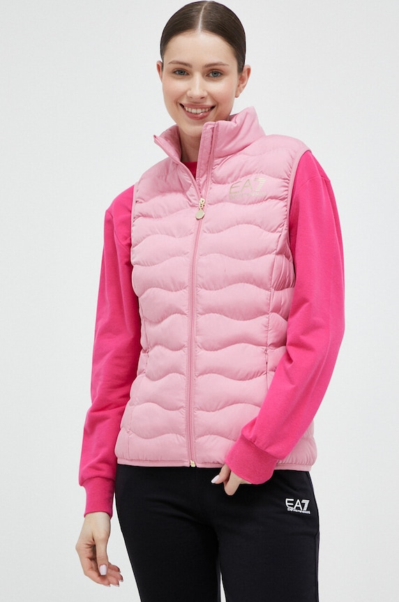 EA7 Emporio Armani bezrękawnik bez kaptura różowy 8NTQ08.TNF8Z.NOS