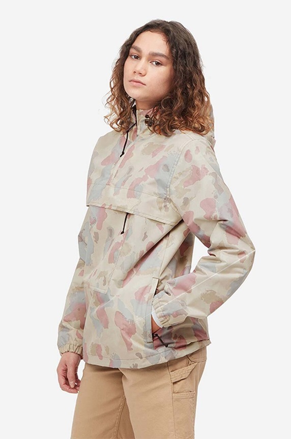 Carhartt WIP jacket Windbreaker Pullover with brown I030259.