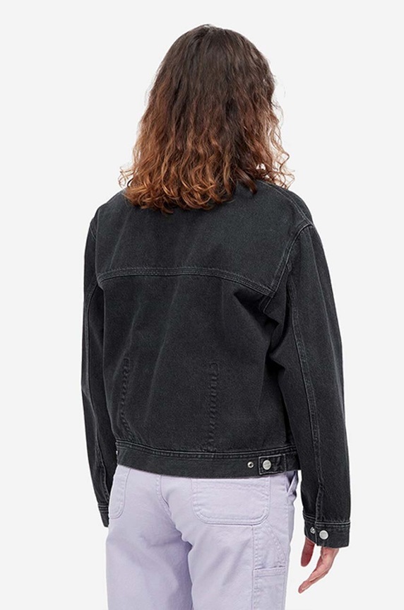 Carhartt WIP denim jacket Nora Jacket I030447. black AA00