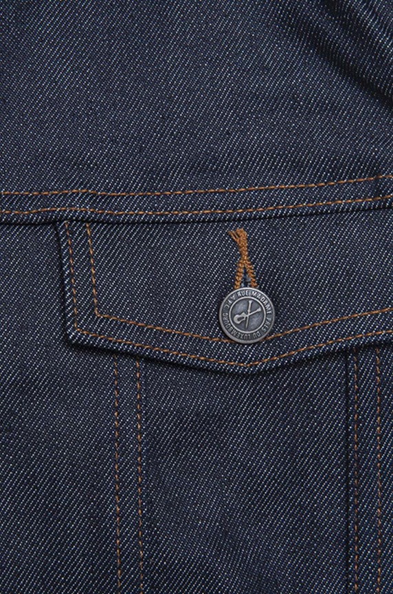 A.P.C. kurtka jeansowa Blouson Brandy granatowy COZZI.F02268