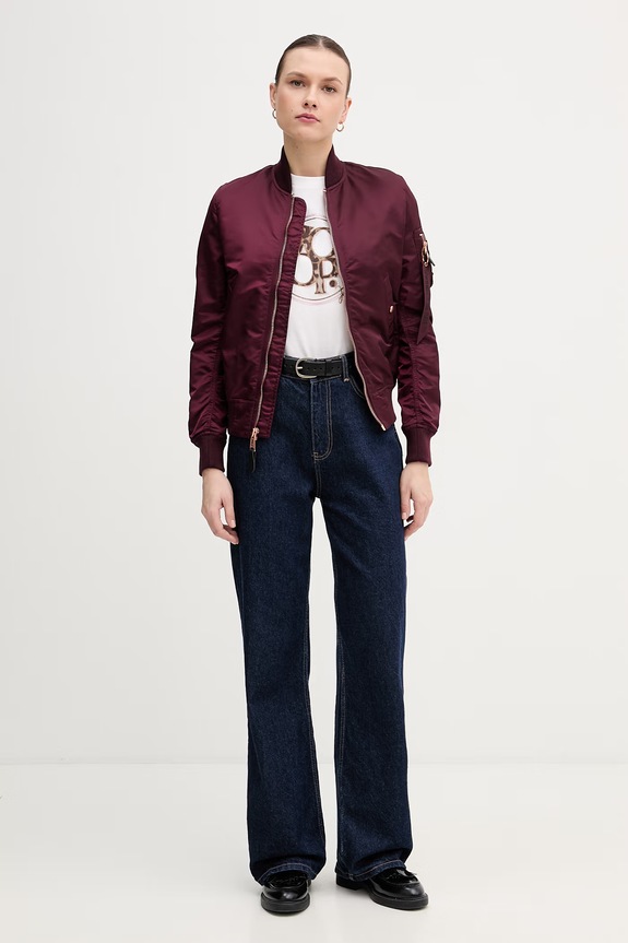 Alpha Industries giacca bomber MA-1 VF LW 156001 granata SS26