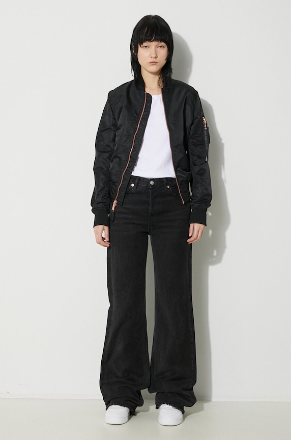 Bomber bunda Alpha Industries MA-1 VF LW 156001 černá SS26