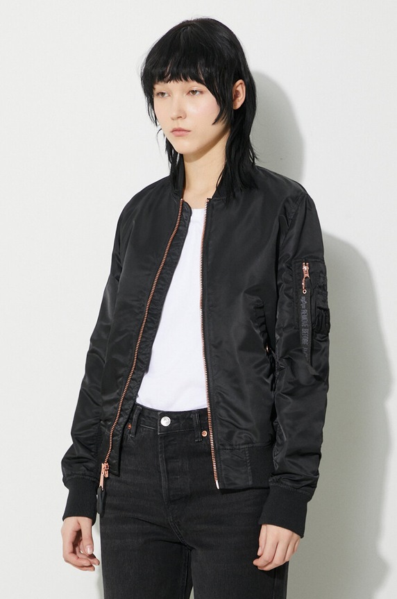 Bomber bunda Alpha Industries MA-1 VF LW černá 156001
