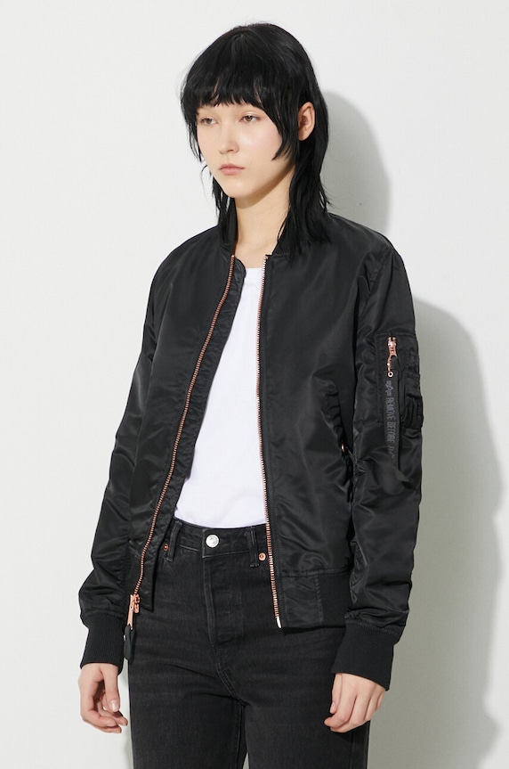Bomber bunda Alpha Industries MA-1 VF LW černá 156001