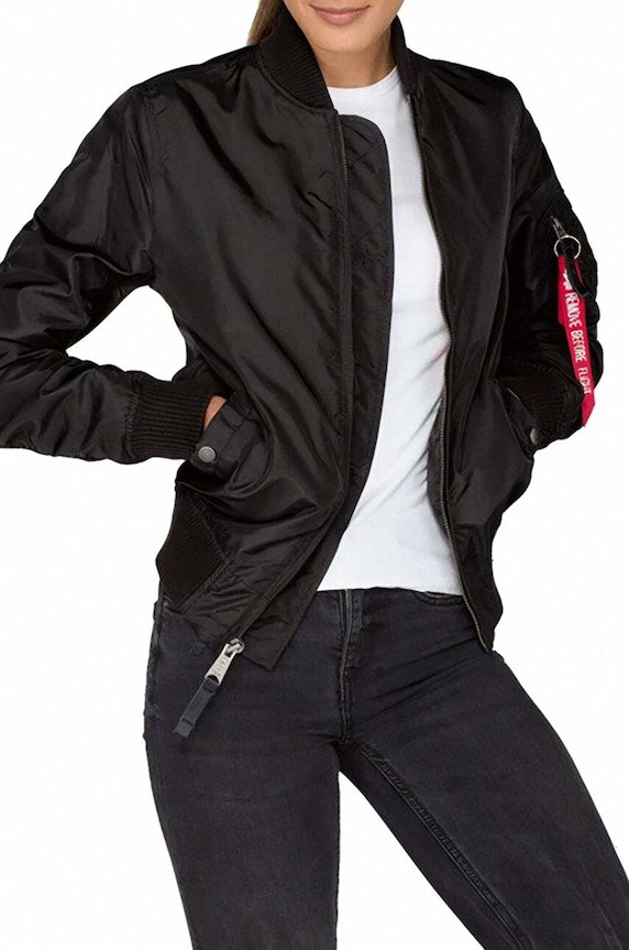Μπουφάν bomber Alpha Industries Kurtka Alpha Industries MA-1 TT 141041 03 141041.03 μαύρο
