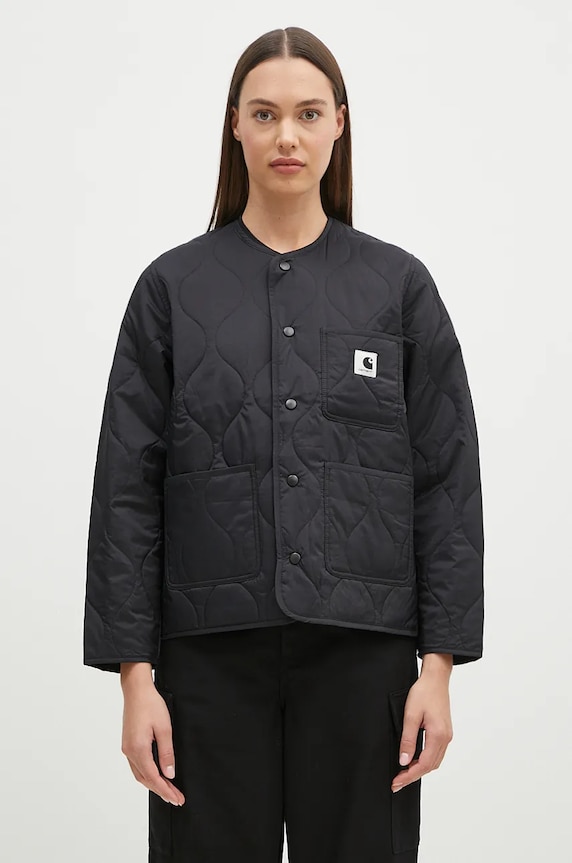 Jakna Carhartt WIP Carhartt WIP W' Skyler Liner I031602 BLACK za prijelazno razdoblje crna I031602