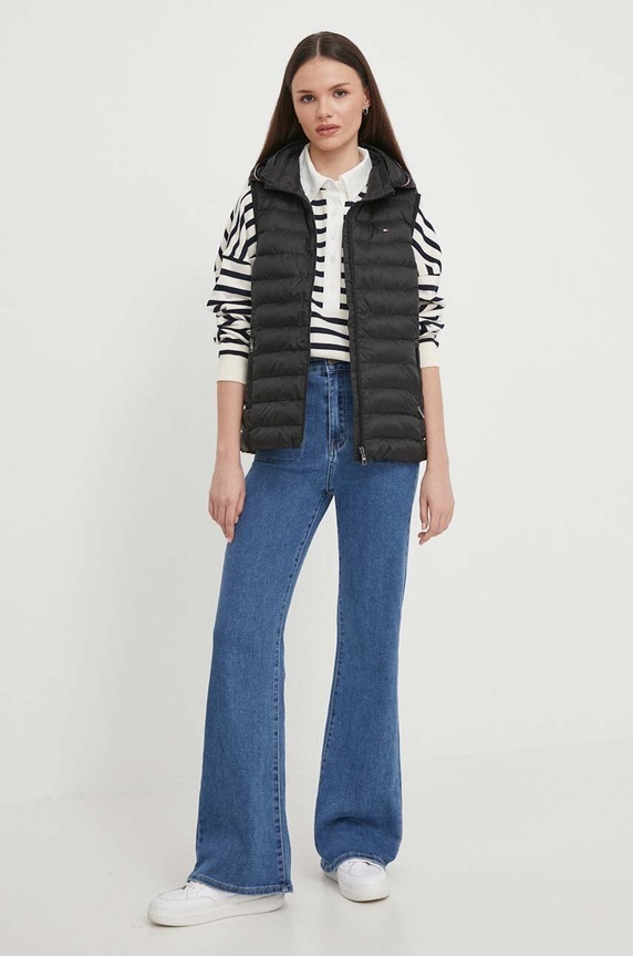 Αμάνικο μπουφάν Tommy Hilfiger WW0WW42051 μαύρο AA00