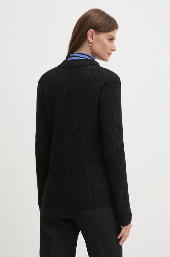 Îmbrăcăminte United Colors of Benetton cardigan din amestec de lână 1235D6934 negru