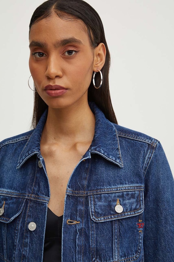 Diesel geacă din denim DE-BONNY bleumarin A09970.09I27