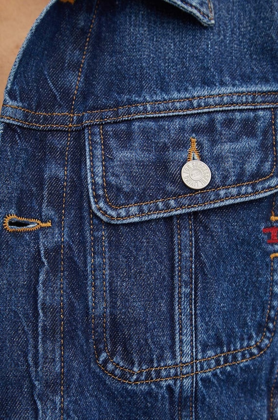 Diesel geacă din denim DE-BONNY A09970.09I27 bleumarin