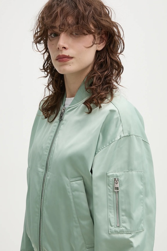 Bomber jakna Marc O'Polo zelena M02103670291