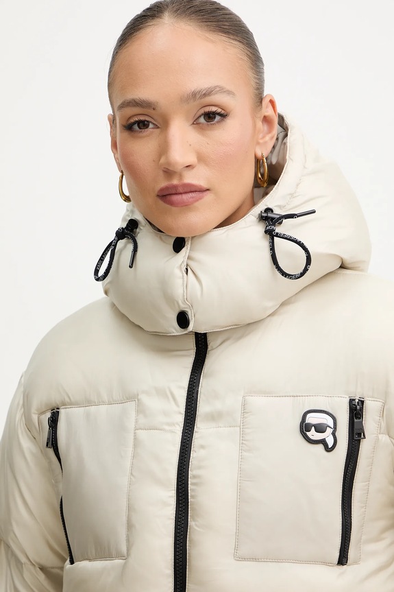 Karl Lagerfeld piumino beige A3W15020