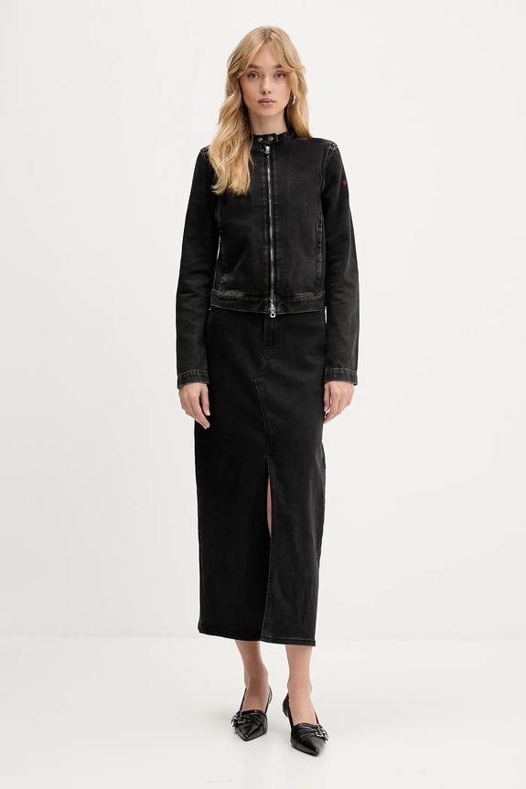 Τζιν μπουφάν Diesel DE-MORNIN JACKET A13434.09I35 μαύρο AA00